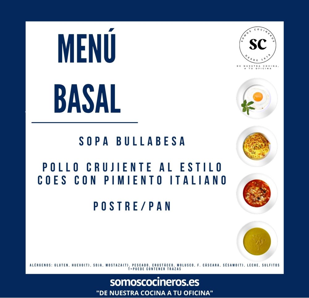 Menú Septiembre 2026